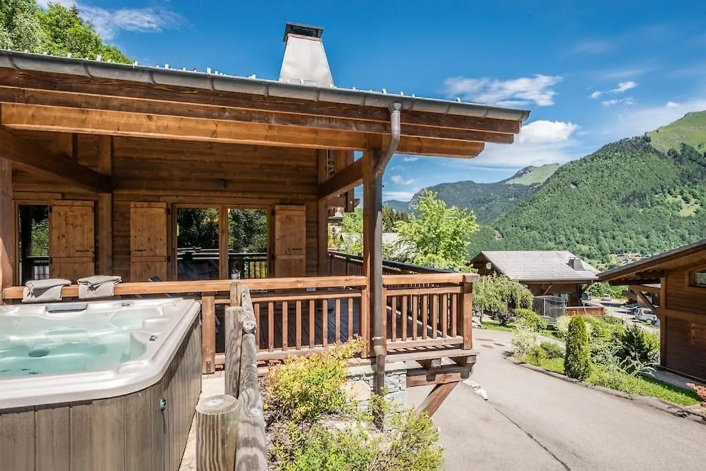 Chalet Balata - Charming Chalet With Hot Tub And Views Villa La Cote d'Arbroz