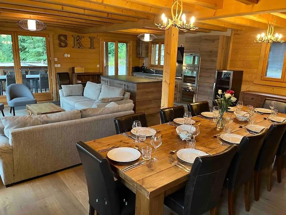 Chalet Balata - Charming Chalet With Hot Tub And Views Villa La Cote d'Arbroz