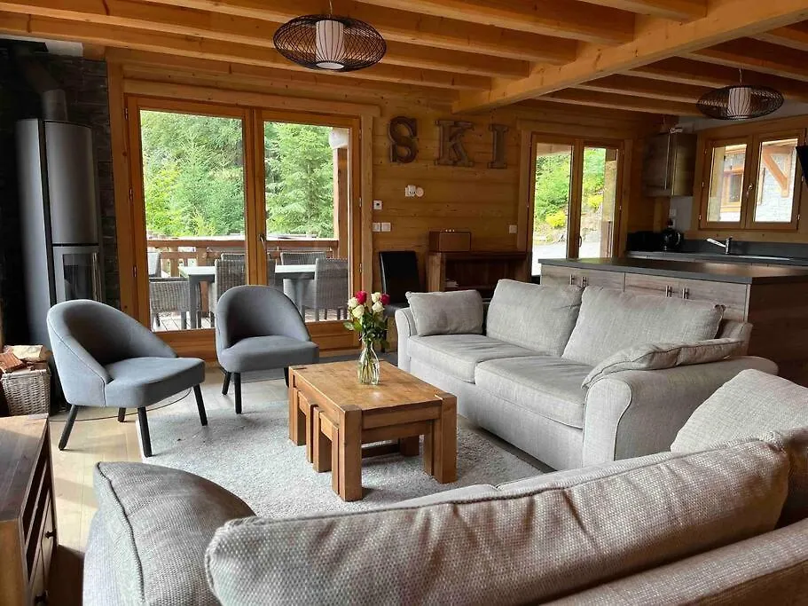Chalet Balata - Charming Chalet With Hot Tub And Views Villa La Cote d'Arbroz