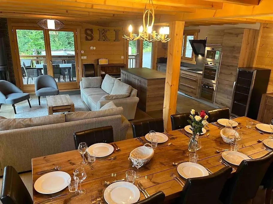 Chalet Balata - Charming Chalet With Hot Tub And Views Villa La Cote d'Arbroz